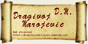 Dragivoj Marojević vizit kartica